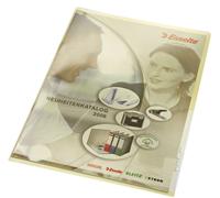 Chemise transparente Leitz, DIN A4, jaune, film PVC, surface lisse, transparente, ouverture en haut/à droite, protection des documents