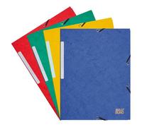 Chemises à élastique 3 rabats format A4 assorties - Maxiburo