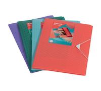 Chemises à élastiques 3 rabats plastique format A4 - Esselte Colour Ice - lavande
