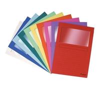 Chemises à fenêtre - EXACOMPTA - Forever - 50 unités - Couleurs assorties - Carte recy