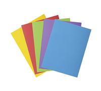 Chemises cartonnées à rabat latéral 210 g Exacompta Rock''s 24 x 32 cm couleurs - Paquet de 50