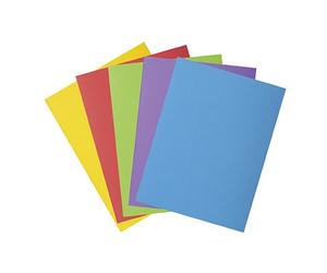 Chemises cartonnées à rabat latéral 210 g Exacompta Rock''s 24 x 32 cm couleurs - Paquet de 50