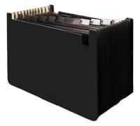 Chemises, Classeur extensible A4, 13 pochettes, organisateur de documents en accordéon, multicolore(Schwarz)