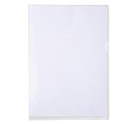 Chemises coin PVC Exacompta Premium 18/100e transparente incolore - Paquet de 50