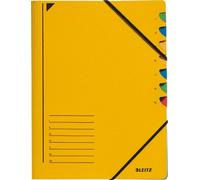 Chemises de tri Leitz avec élastique A4, 7 feuilles, jaune