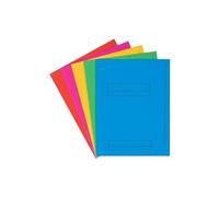 Oxford Chemises dossier 2 rabats - 24 x 32 cm - 5 couleurs vives assorties - Paquet de 50