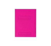 Hamelin 48697 Chemise Fast Imprimée 240 x 315 mm 2 Rabats Encoche Latérale Emplacement Carte Visite Fuchsia Lot de 50 Couleurs Assorties