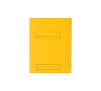 Chemises dossier 2 rabats 24 x 32 cm jaune vif - Paquet de 50