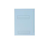 Oxford Chemises dossier à 2 rabats 24 x 32 cm bleu pastel - Paquet de 50