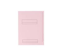 Chemises dossier 2 rabats Oxford 24 x 32 cm rose pastel - Paquet de 50