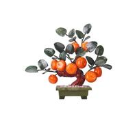 CHENGAIJIAN Bonsaï Artificiel Bonsaï d'oranger de Jade, Ornement de Bureau, décoration de Salle de Maison, Richesse Feng Shui(S)
