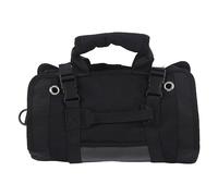 Chenglanhsjg Sac à Outils pour mécaniciens, électriciens, plombiers, Tissu Oxford Double Couche avec Crochets à Anneau en D, Poches Amovibles, Compartiments Multiples, idéal pour (Noire)