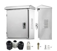 CHENGPI Coffret Electrique Etanche Exterieur,Boite Etanche Electrique Exterieur avec Serrure,Armoire en Acier Inoxydable avec Panneau Isolant - Applicable à Intérieures et Extérieures|600x500x180mm