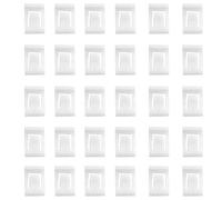 CHENJIN Lot de 30 entrebâilleurs d'angle de charnière cachés à 90 degrés pour charnières de porte d'armoire à fermeture douce empêchant la porte d'armoire de frapper les murs et appareils à proximité