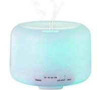 CHENYAO (XX0013) Diffuseur d'Huiles Essentielles 500ml Humidificateur d'Air Ultrasonique 4 Réglages de Temps 2 Modes de Brume 7 LED Couleurs Changeables Arrêt Automatique Silencieux pour Maison Bureau