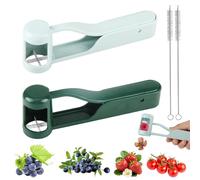 CHENYU 4 Pièce Grape Cutter Fruit 2 Brosse de Nettoyage Coupe Raisin | Coupe Fruit pour Raisins Tomates Cerises Coupe Fraise Salade Décoration de Gâteaux Coupe Tomate