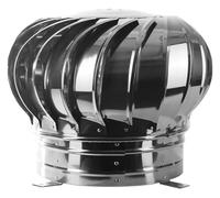 CHENYUOZ Extracteur de fumées Rotatif éolien, Capot pivotant en Acier Inoxydable 304, Capot de cheminée for Ventilateur de Toit sans Puissance(20cm(7.9in))