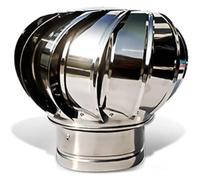 CHENYUOZ Extracteur de fumées Rotatif éolien, Évents de Toit Toit de cheminée Solide et Durable Chapeaux de cheminée Ventilateurs de Ventilation(100mm/3.9in)