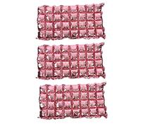 CHEOTIME Lot de 3 ballons en film d'aluminium, ballons carrés en aluminium, toile de fond murale, ballons de différentes couleurs, kit d'arche de tunnel de ballons colorés pour déc (Rose)