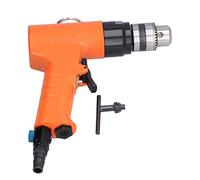 CHEOTIME Perceuse pneumatique 3/8 pouces, perceuse pneumatique en acier 1400 tr/min haute vitesse réversible outils de perçage de trous de 10 mm pour le bois, les meubles, la