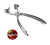 Cherry Pitter: Pince à dénoyauter Cherry 2in1 et Olive Pitter en métal, chromé (décapant pour Cerise)