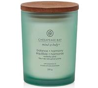 Chesapeake Bay Bougie parfumée | Équilibre + Harmony - Bougie aromatique moyenne | Durée de combustion : jusqu'à 57 heures | Collection Mind & Body, Equilibre & Harmonie