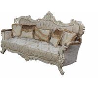 Chesterfield baroque trois places canapé meubles canapé tissu or