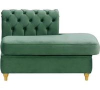 Chesterfield - Module d’extrémité carrée droit (ESR) - Velluto 12 - like oak