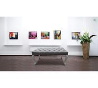 Chesterfield Tabouret Ottomane Pouf rond Tabouret de pied Chaise Poufa Big Nouveau LUDWIK120