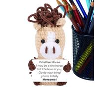 Cheval au Crochet Cheval Mignon Et Drôle Décoration Tricotée