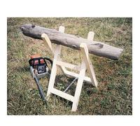 Chevalet à bûche en bois LEVIGNE pliable kit