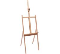 Chevalet d'atelier Chevalet de terrain Artist Chevalet valise Pliable Toile Support Tripode Stand en hêtre 198cm