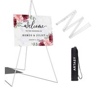 Chevalet de peintre de 160 cm, idéal pour les panneaux de mariage et les affiches. Chevalet portable pour artistes, adapté aux toiles et à la peinture. Trépied pour une utilisation à la maison et au b
