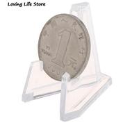 Chevalet De Pièces À Collectionner En Acrylique, Mini Présentoir D'images, Petit Porte-Badge Transparent, Porte-Cartes De Jeu, Décoration De La Maison, 5 Pièces