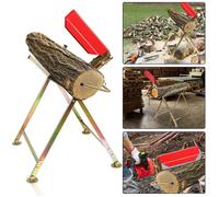 Chevalet de sciage avec support pour tronçonneuse jusqu’à 150 kg aide à la coupe du bois de chauffage pour atelier et jardin