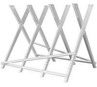 Chevalet de sciage pliable - Acier galvanisé - 100 kg - Pour bûches et troncs - Bois de chauffage