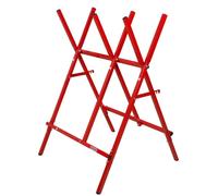 Chevalet de sciage pliable - Réglable jusqu'à 27 cm - 7 kg - Acier laqué - Pour tronçonneuse