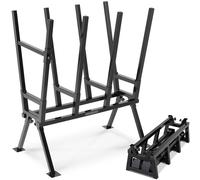 Chevalet de sciage réglable en hauteur - 400 kg - 77 x 50 x 105 cm - Acier