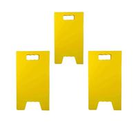 Chevalet de signalisation neutre de dimensions 55 x 31 cm - Lot de 3
