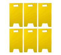 Chevalet de signalisation neutre de dimensions 55 x 31 cm - Lot de 6
