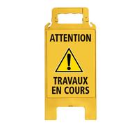 Chevalet de signalisation ''Travaux en cours'' 600 x 275 mm NOVAP 4291017