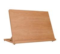 Chevalet de Table en Bois de Hêtre Massif 65 x 48 x 7 cm Réglable Pliable | Bois de hêtre massif durable, angle réglable, pliable, léger, portable, pour artistes, étudiants, professionnels