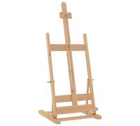 Chevalet de table en pin massif - 29,5 x 33 x 80 cm - Réglable en hauteur - Pour toile de 15 à 62 cm - Facile à transporter - Idéal pour le bureau, les réunions, les séminaires, l'atelier et la