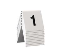 Chevalet De Table Numérotés 1-10 Blanc
