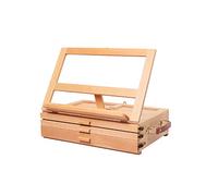 Chevalet de Table réglable, chevalet de boîte à Croquis en Bois de hêtre avec tiroirs de Rangement, chevalet de Croquis Portable pour débutants, Artistes Professionnels