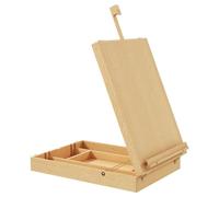 Chevalet de table réglable en bois de hêtre | Couleur : bois naturel | Dimensions : 41,5 x 27 x 74,5 cm