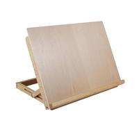Chevalet de table réglable, support de peinture d'angle en bois pour , adolescents, adultes, design pliable en bois de pin, fournitures multi-positions, centre d'art pour étudiants, taille L