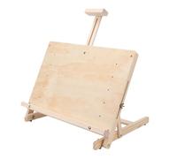 Chevalet de table, support de bureau réglable en bois de hêtre pour exposition d'art