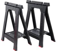 Chevalet de travail pliable 2pcs Support de construction 350kg Support de planche 76,5 x 58 cm