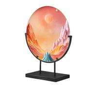 Chevalet Demi-Rond En Métal Chevalet De Table 30 Cm Porte-Art Déco